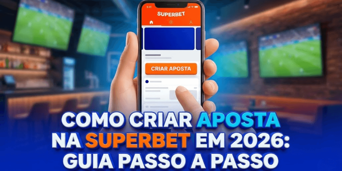 Como criar aposta na Superbet em 2026: Guia passo a passo